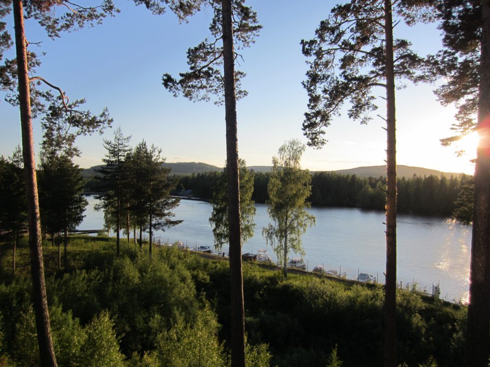 Villa Solsidan vid älven Ljusnan